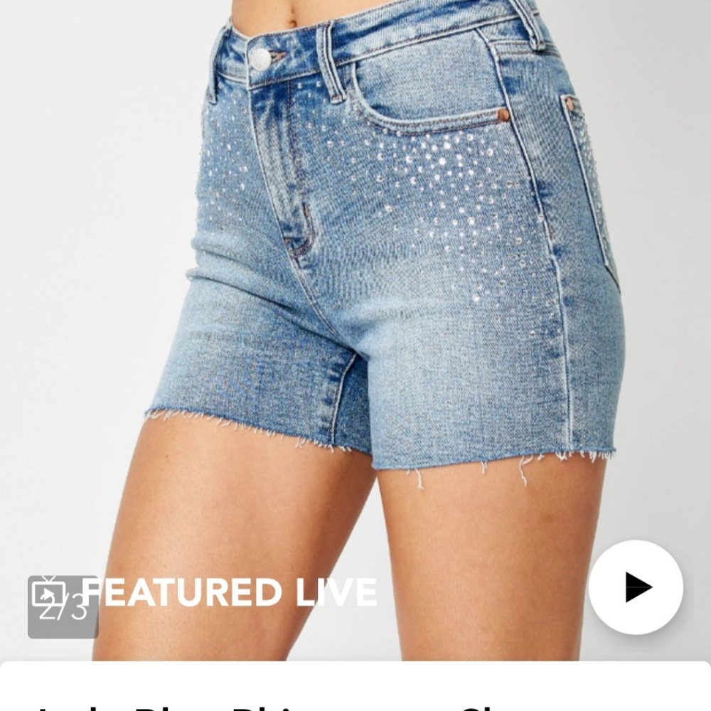 Judy Blue Rhinestone shorts